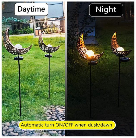 Solar Flame Light Metal Waterproof Christmas Lights