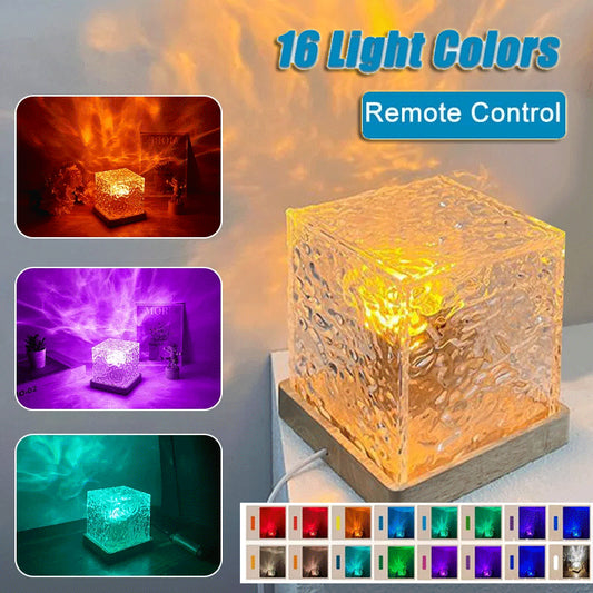 Christmas Lights 16 Colors Dynamic Rotating Projector Light