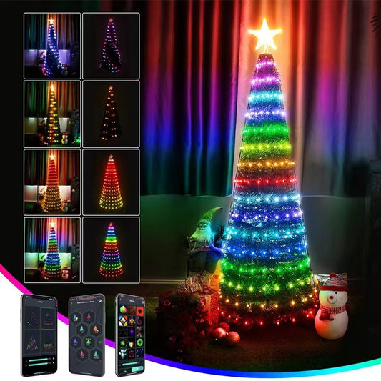 Christmas Lights String Point Control Line Ambient Decor Lights