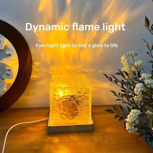 dynamic flame light water ripple projector light