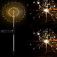Solar Fireworks Lights LED String Copper Wire Garden Lights