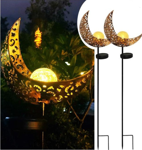Solar Flame Light Metal Waterproof Christmas Lights