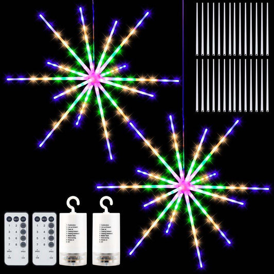 Christmas Lights Fireworks Meteor Atmosphere LED Lights