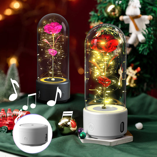 Christmas Light 2 In 1 Rose Luminous LED Light