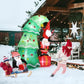 Christmas Lights 6FT Inflatable Tree Lights With Elf And Santa Claus