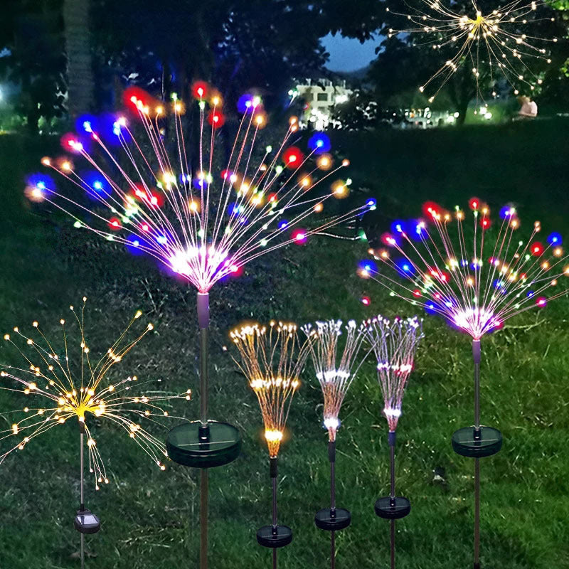 Solar Firework Lights Outdoor Sky Starry Lights