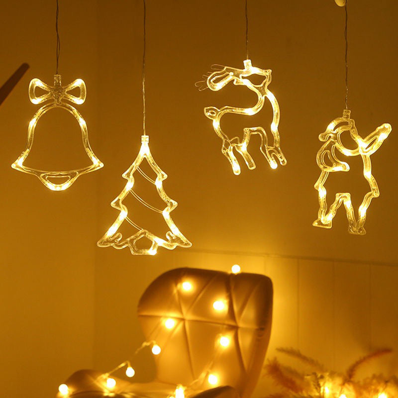 Christmas Lights LED Window Lights with Suction Cups