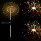 Solar Fireworks Lights LED String Copper Wire Garden Lights