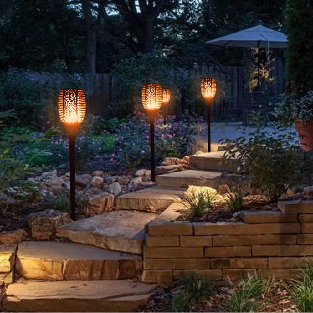 Solar Torch Light Outdoor Waterproof Christmas Lights