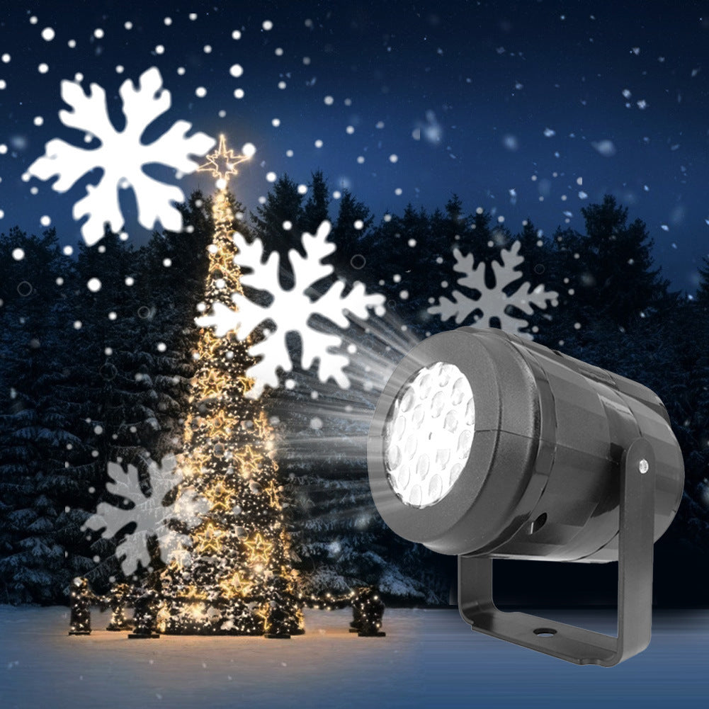 Christmas Lights Snowflake Projector Party Rotating Light