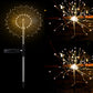 Solar Fireworks Lights LED String Copper Wire Garden Lights