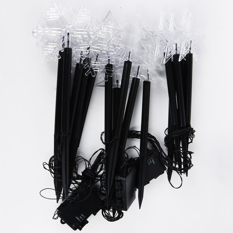 Christmas Lights Outdoor Waterproof Snowflake Garden Lights