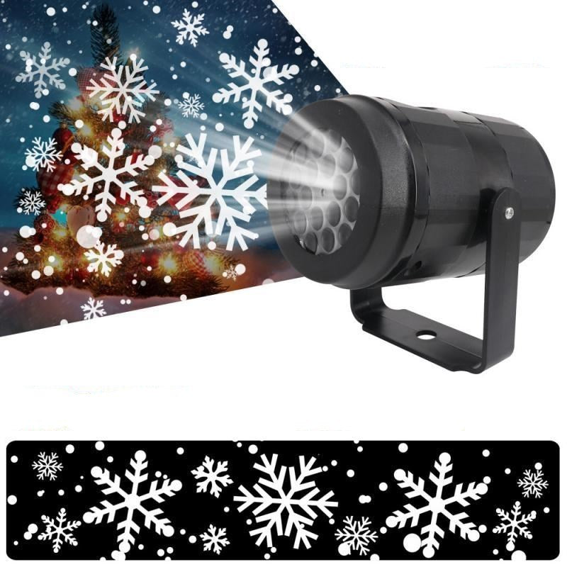 Christmas Lights Snowflake Projector Party Rotating Light