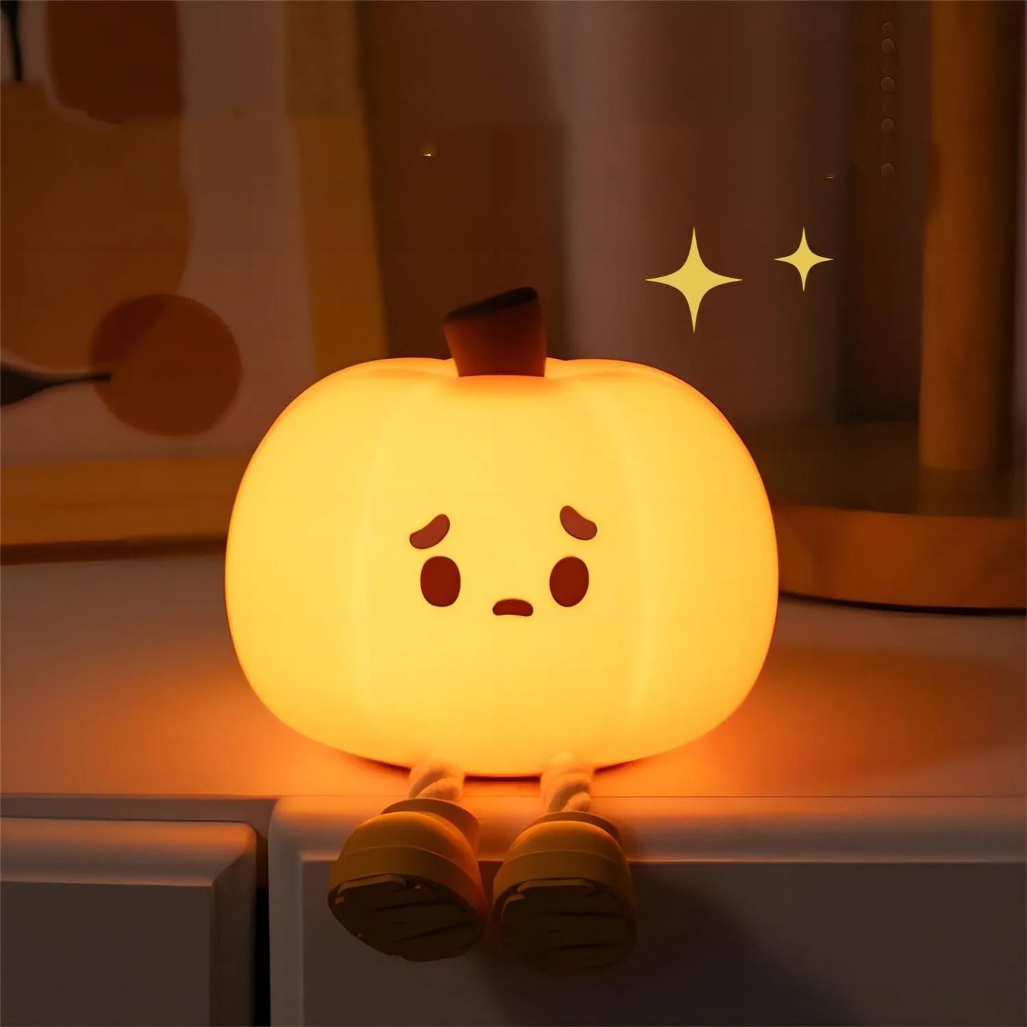 Christmas Lights Halloween Pumpkin Soft Silicone Light