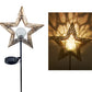 Solar Flame Light Metal Waterproof Christmas Lights
