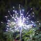Solar Ground Plug Firework Led Copper Wire Light