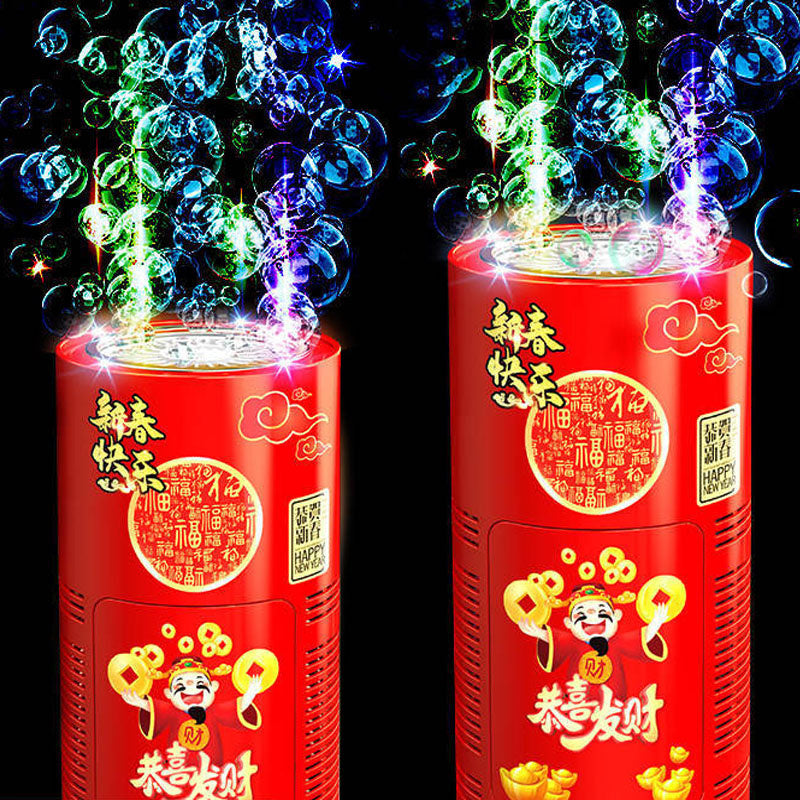 Christmas Lights Fireworks Bubble Machine With Lights