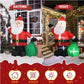 Christmas Lights 6FT Inflatable Santa Claus Lights With Large Gift Bag