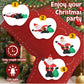 Christmas Lights 6FT Inflatable Santa Claus Lights With Large Gift Bag