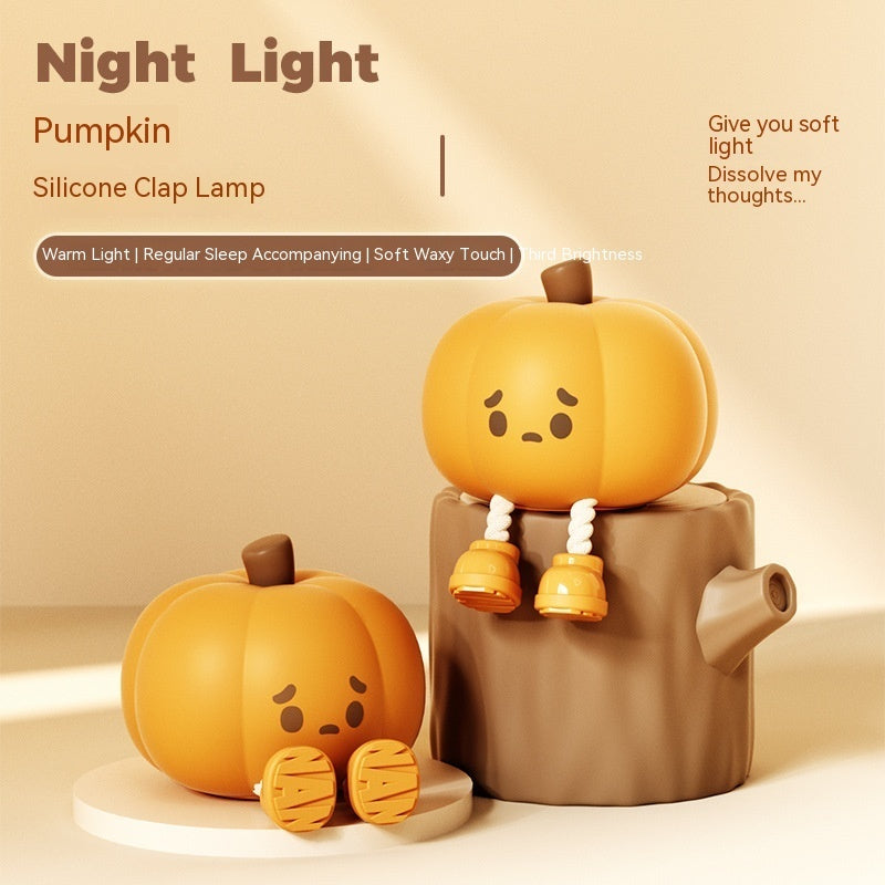 Christmas Lights Halloween Pumpkin Soft Silicone Light