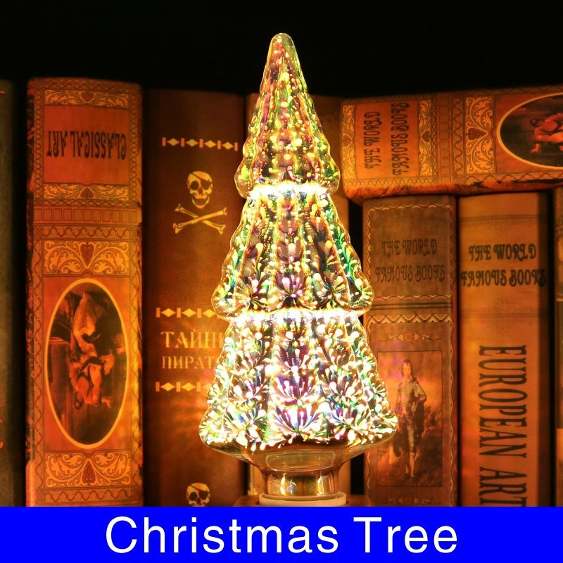 Christmas Lights 3D Fireworks Sparkling Decoration Lights