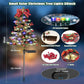 Christmas Lights 2 Modes Outdoor Waterproof Pathway Decor Light