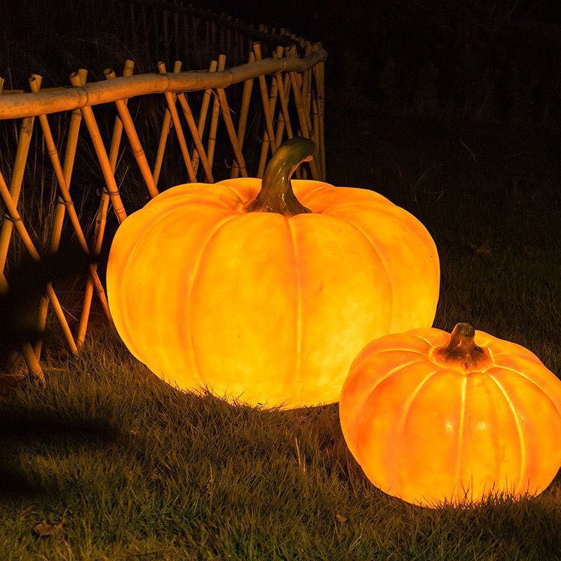 Solar Powered Halloween Pumpkin Garden Lights