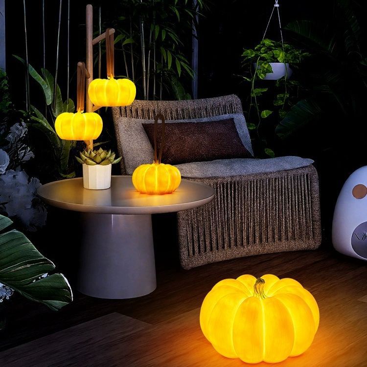 Solar Powered Halloween Pumpkin Garden Lights