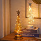 Star Ornament Tabletop Christmas LED Tree Light