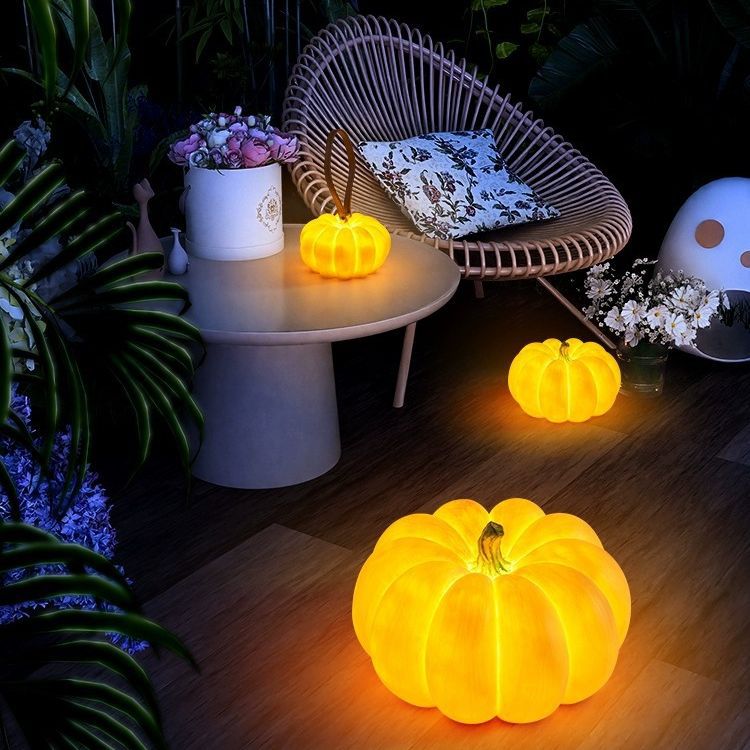 Solar Powered Halloween Pumpkin Garden Lights