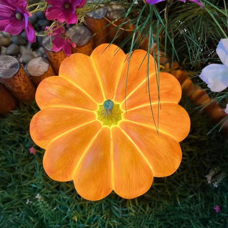 Solar Powered Halloween Pumpkin Garden Lights