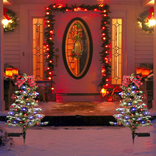 Christmas Lights 2 Modes Outdoor Waterproof Pathway Decor Light