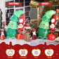 Christmas Lights 6FT Inflatable Tree Lights With Elf And Santa Claus