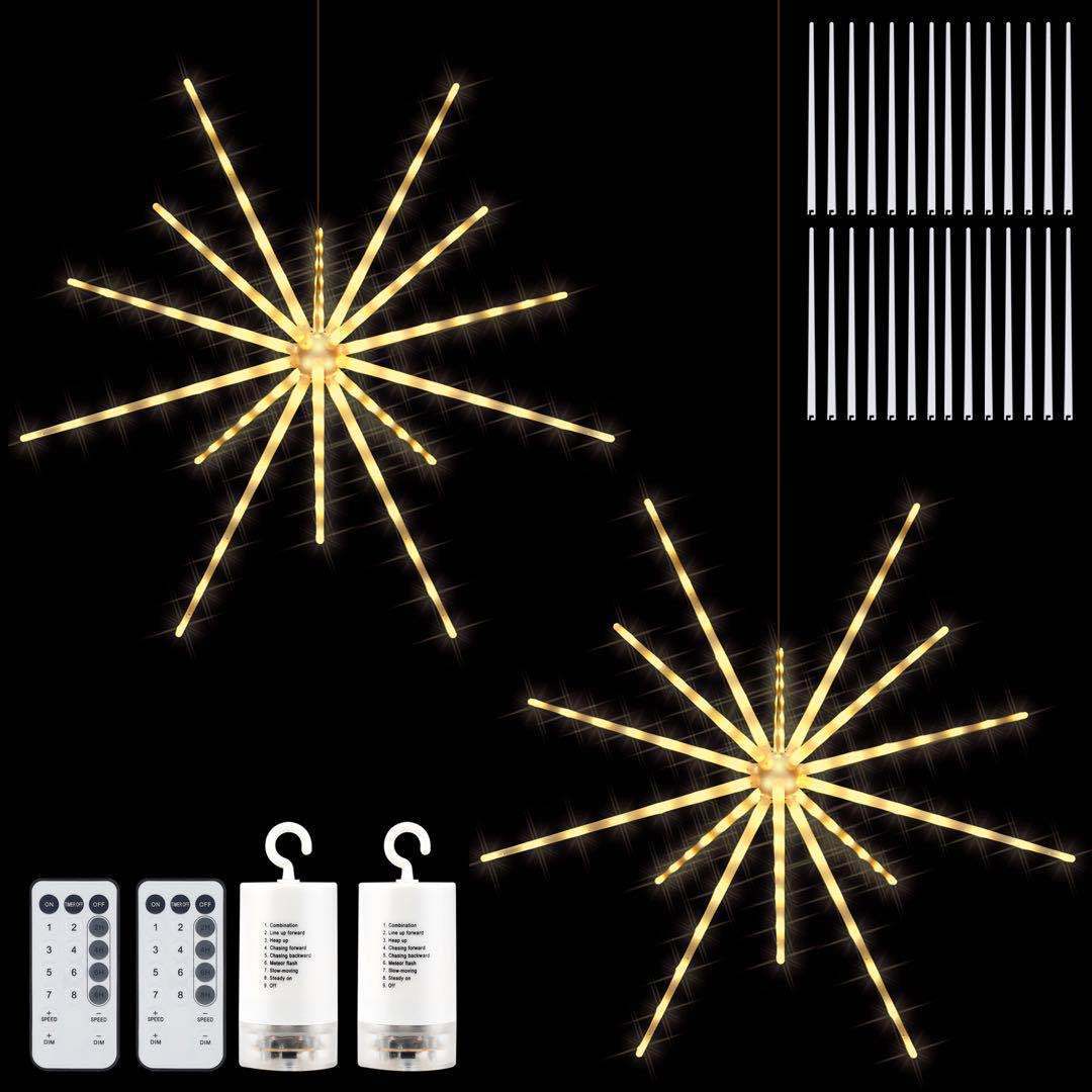 Christmas Lights Fireworks Meteor Atmosphere LED Lights