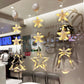 Christmas Lights LED Star Hanging Ornaments Decorations Light