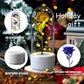 Christmas Light 2 In 1 Rose Luminous LED Light
