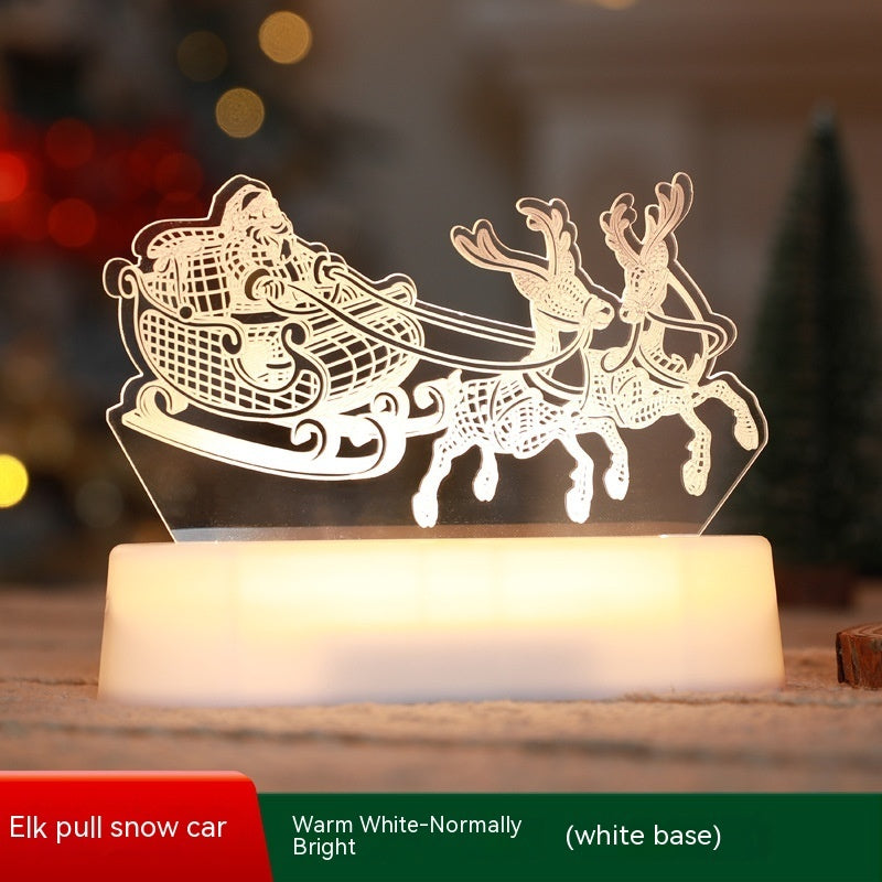 Christmas Lights 3D Lamp Acrylic LED Decoration Lights