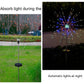 Solar Outdoor Fireworks LED Light Christmas Decor Light