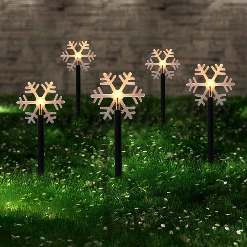 Christmas Lights Outdoor Waterproof Snowflake Garden Lights