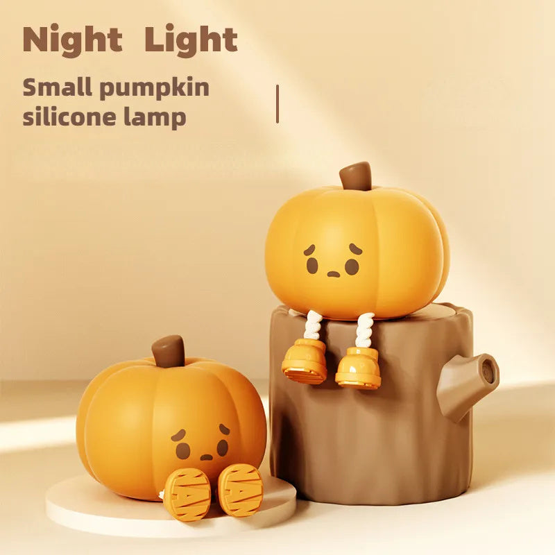 Christmas Lights Halloween Pumpkin Soft Silicone Light
