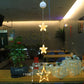Christmas Lights LED Star Hanging Ornaments Decorations Light