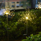 Solar Ground Plug Firework Led Copper Wire Light