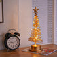 Christmas Lights Spiral Ornament Wrought Iron Tree Lamp