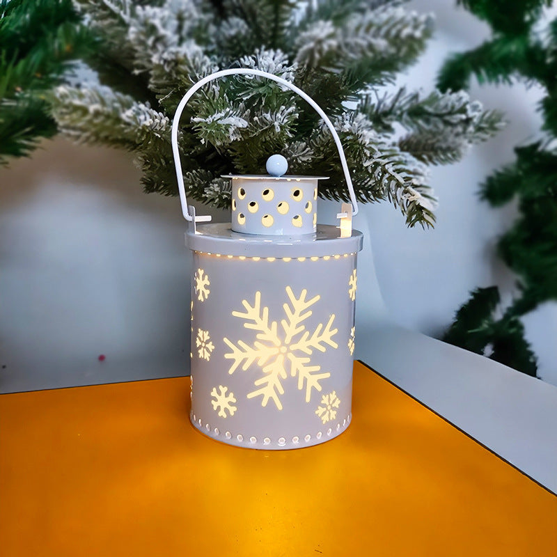 Christmas Lights Nordic Style Candle Lanterns Wind LED Lights