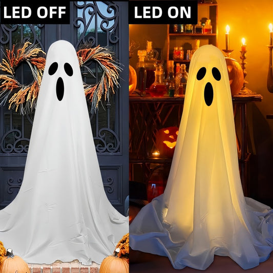 outdoor halloween decor led ghost lights