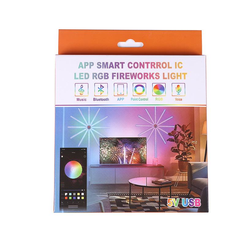 packaging for app smart control rgb fireworks light